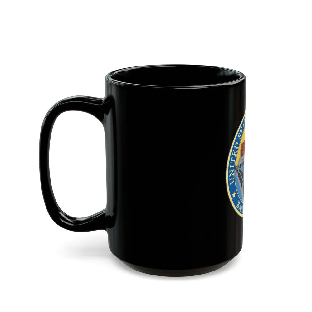 USCG Base Boston (U.S. Coast Guard) Black Coffee Mug-Go Mug Yourself