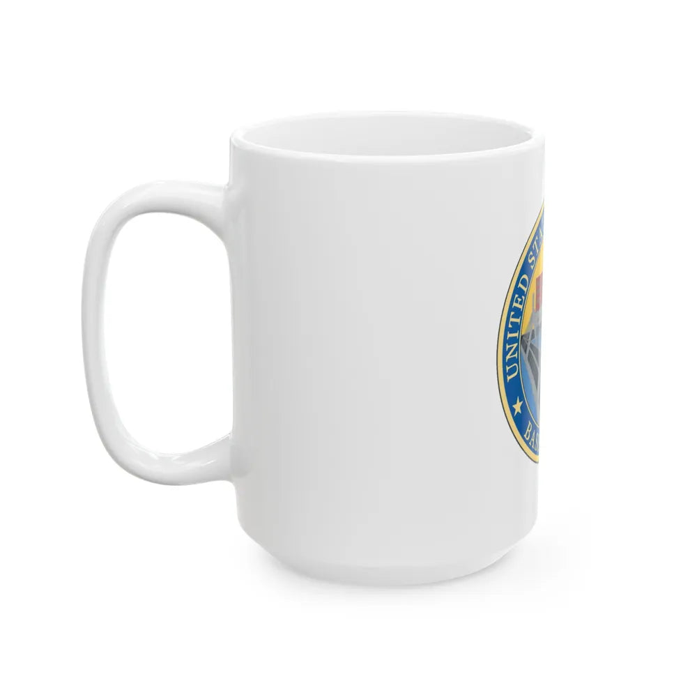 USCG Base Boston (U.S. Coast Guard) White Coffee Mug-Go Mug Yourself