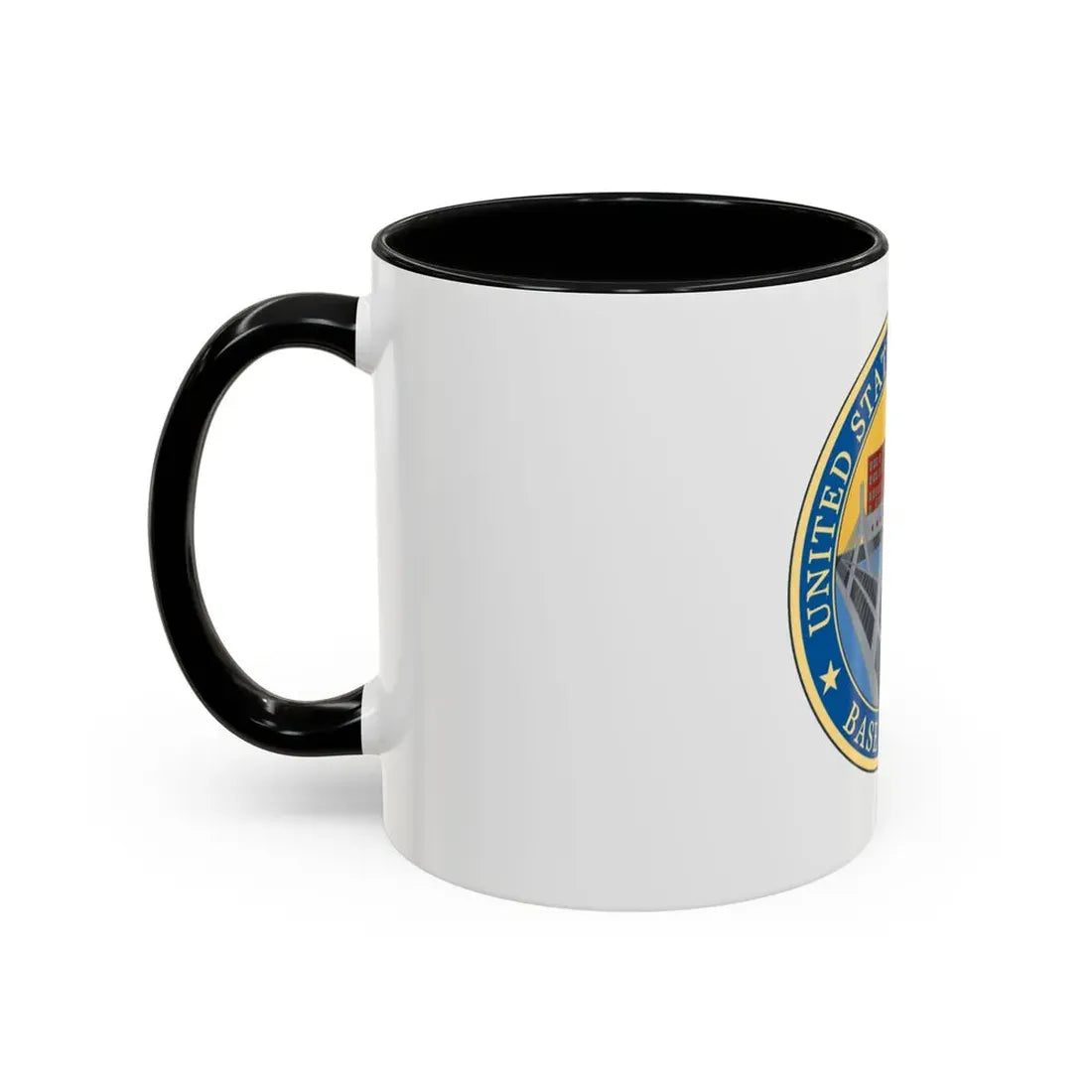 USCG Base Boston (U.S. Coast Guard) Accent Coffee Mug - Go Mug Yourself