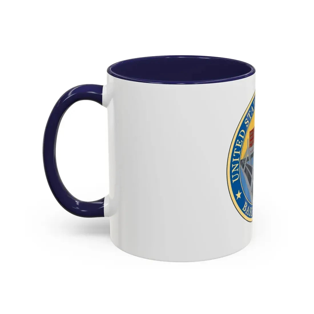 USCG Base Boston (U.S. Coast Guard) Accent Coffee Mug - Go Mug Yourself