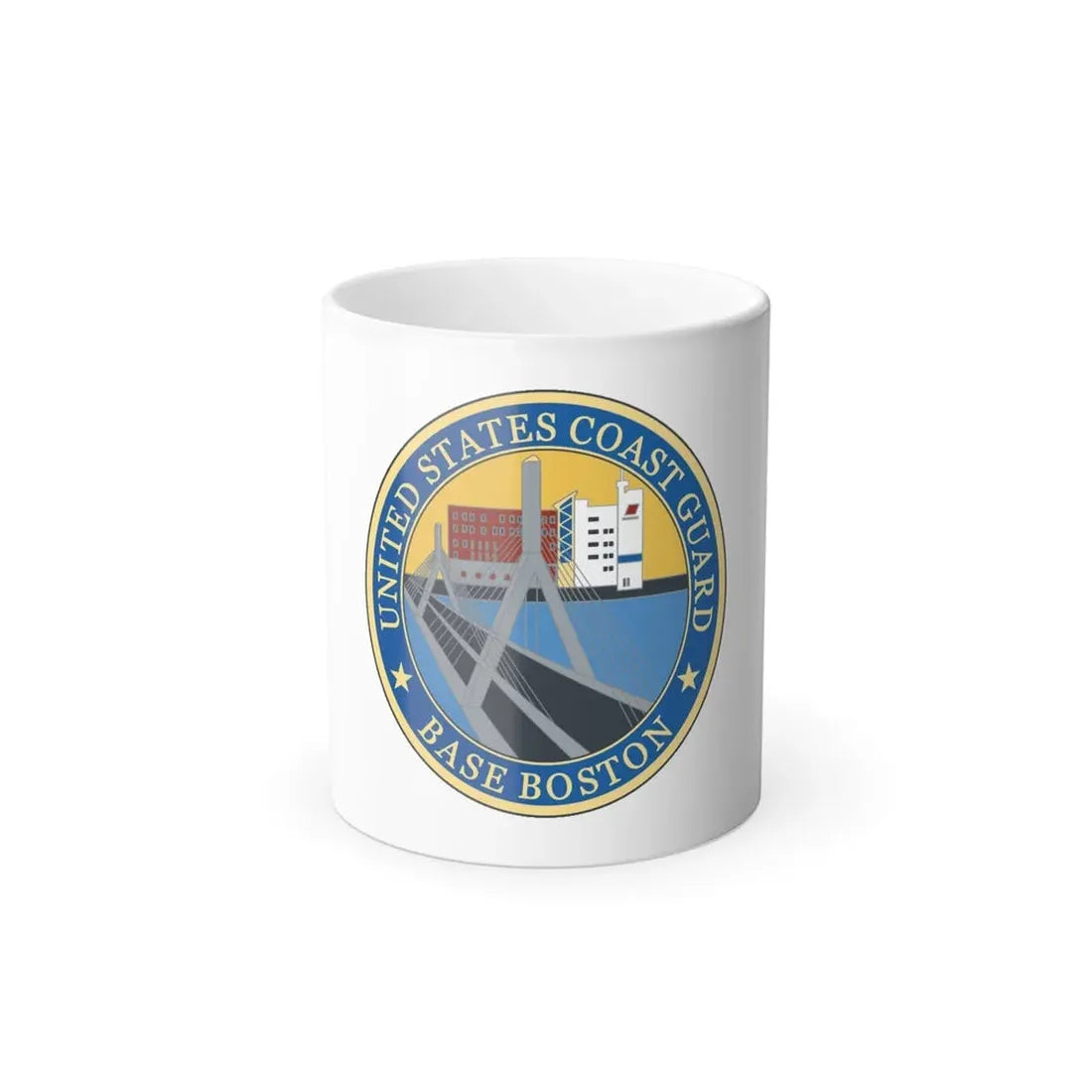 USCG Base Boston (U.S. Coast Guard) Color Changing Coffee Mug 11oz - Go Mug Yourself