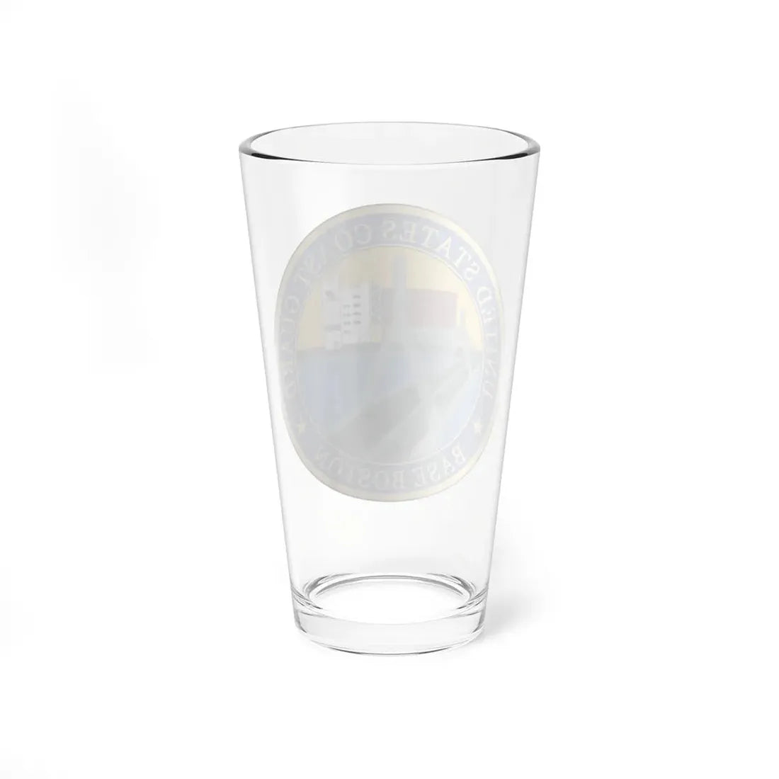 USCG Base Boston (U.S. Coast Guard) Pint Glass 16oz - Go Mug Yourself