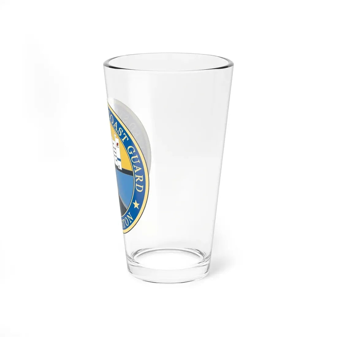 USCG Base Boston (U.S. Coast Guard) Pint Glass 16oz - Go Mug Yourself
