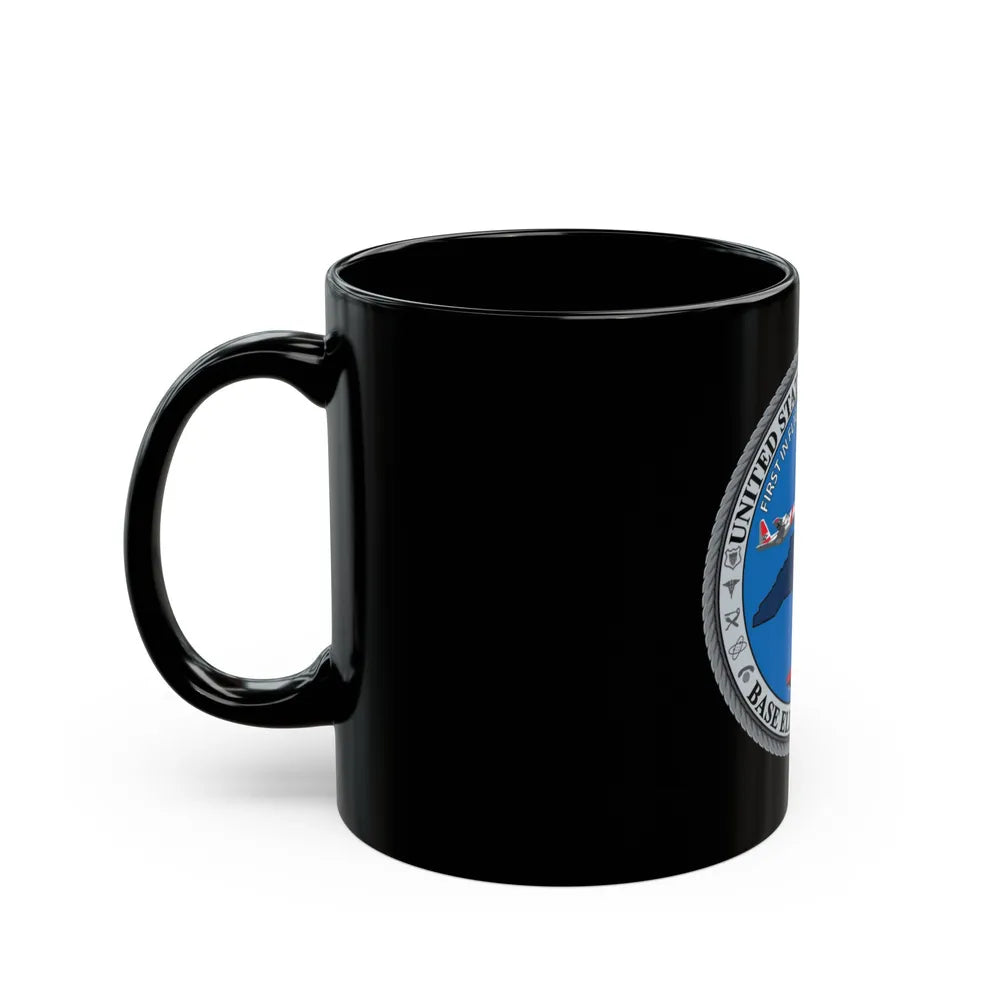 USCG Base Elizabeth City (U.S. Coast Guard) Black Coffee Mug-Go Mug Yourself