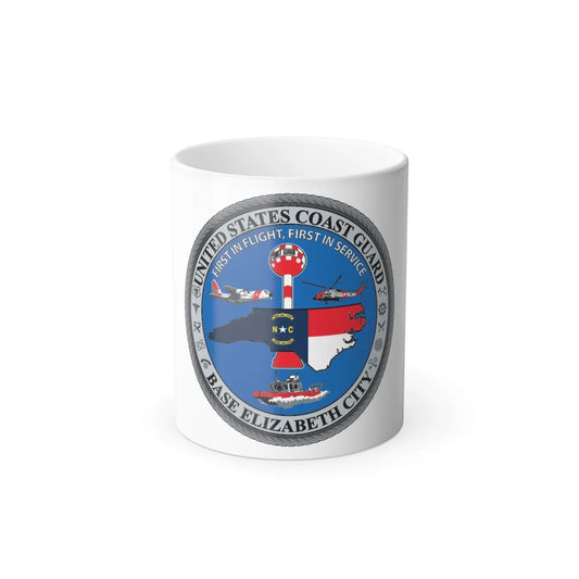 USCG Base Elizabeth City (U.S. Coast Guard) Color Changing Mug 11oz-11oz-Go Mug Yourself
