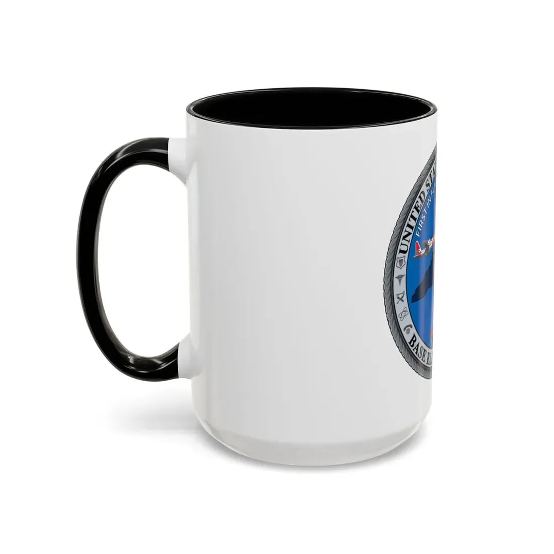 USCG Base Elizabeth City (U.S. Coast Guard) Accent Coffee Mug - Go Mug Yourself