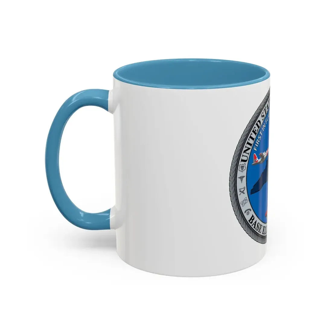 USCG Base Elizabeth City (U.S. Coast Guard) Accent Coffee Mug - Go Mug Yourself