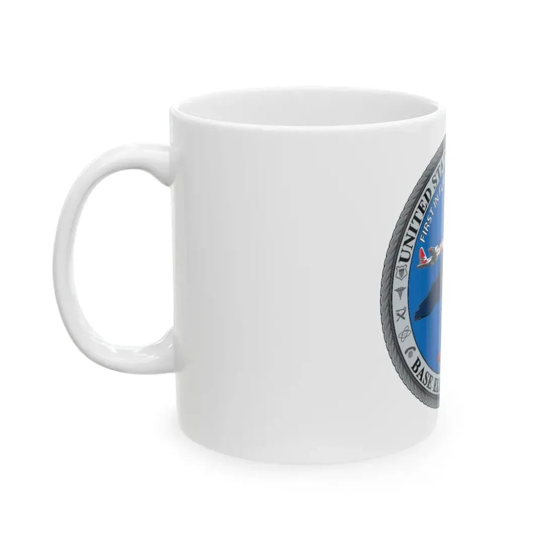 USCG Base Elizabeth City (U.S. Coast Guard) White Coffee Mug - Go Mug Yourself