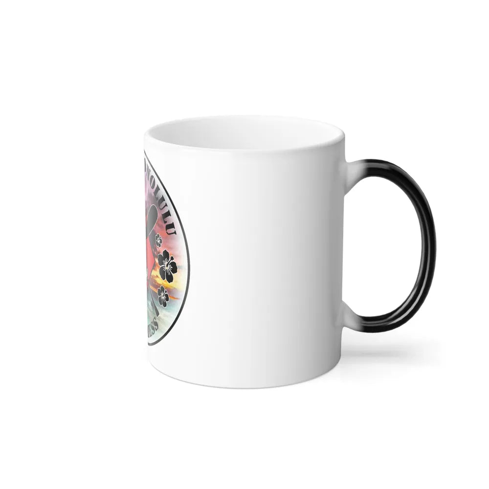 USCG Base Honolulu Chiefs Mess (U.S. Coast Guard) Color Changing Mug 11oz-Go Mug Yourself