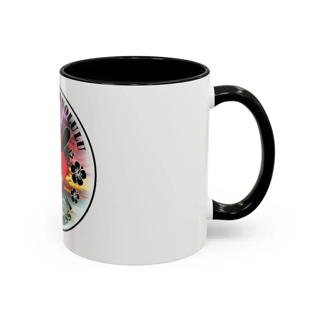 USCG Base Honolulu Chiefs Mess (U.S. Coast Guard) Accent Coffee Mug - Go Mug Yourself
