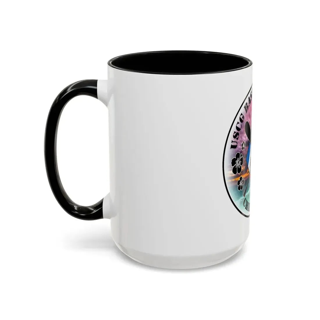 USCG Base Honolulu Chiefs Mess (U.S. Coast Guard) Accent Coffee Mug - Go Mug Yourself