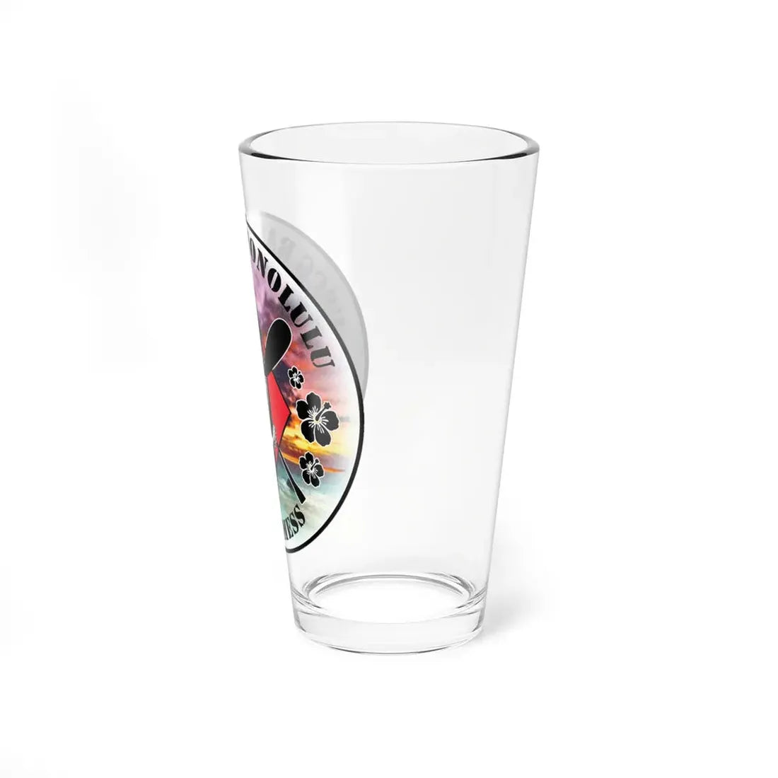 USCG Base Honolulu Chiefs Mess (U.S. Coast Guard) Pint Glass 16oz - Go Mug Yourself