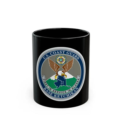 USCG Base Ketchikan (U.S. Coast Guard) Black Coffee Mug 11oz - Go Mug Yourself