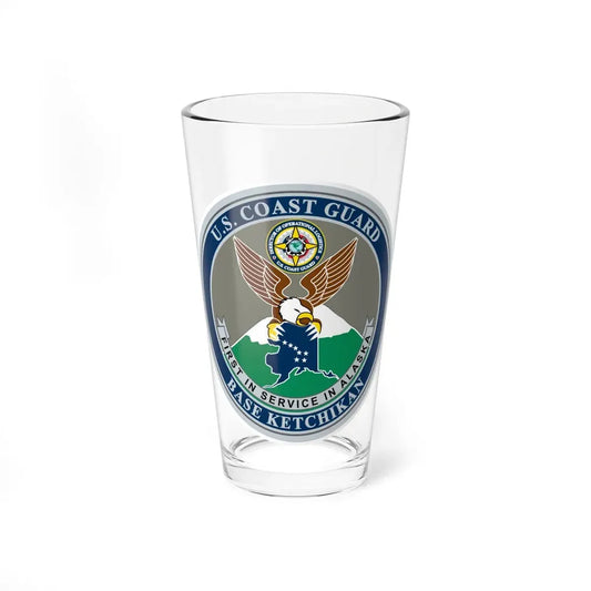 USCG Base Ketchikan (U.S. Coast Guard) Pint Glass 16oz 16oz - Go Mug Yourself