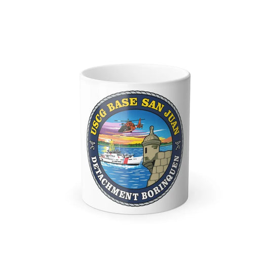 USCG Base San Juan (U.S. Coast Guard) Color Changing Mug 11oz-11oz-Go Mug Yourself