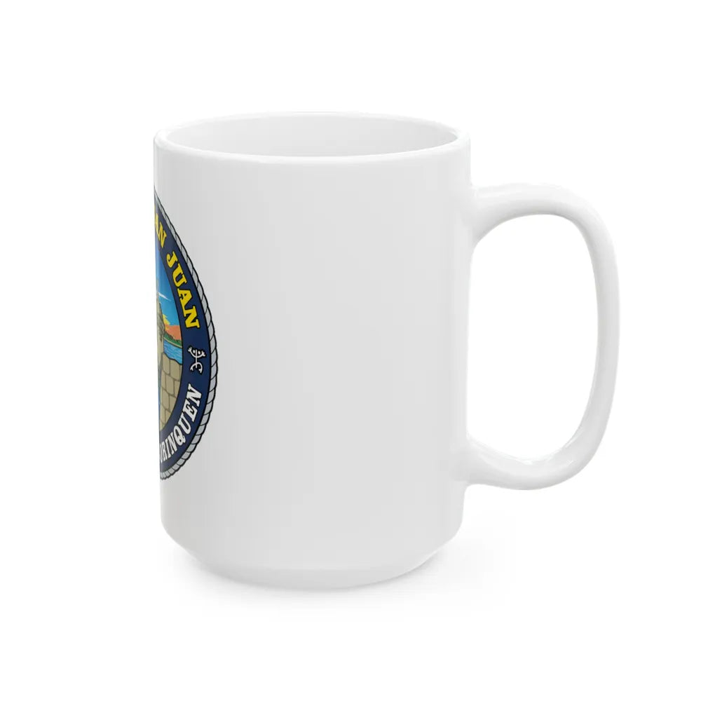 USCG Base San Juan (U.S. Coast Guard) White Coffee Mug-Go Mug Yourself