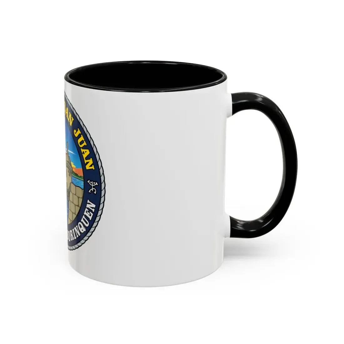USCG Base San Juan (U.S. Coast Guard) Accent Coffee Mug - Go Mug Yourself