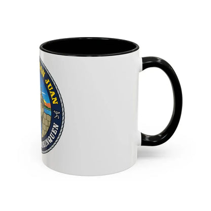 USCG Base San Juan (U.S. Coast Guard) Accent Coffee Mug - Go Mug Yourself