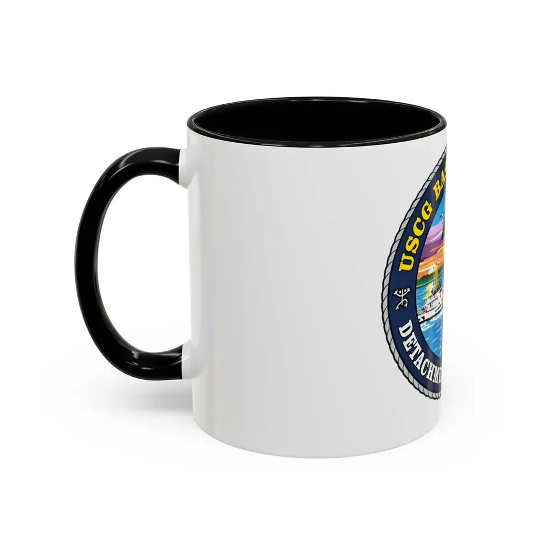 USCG Base San Juan (U.S. Coast Guard) Accent Coffee Mug - Go Mug Yourself