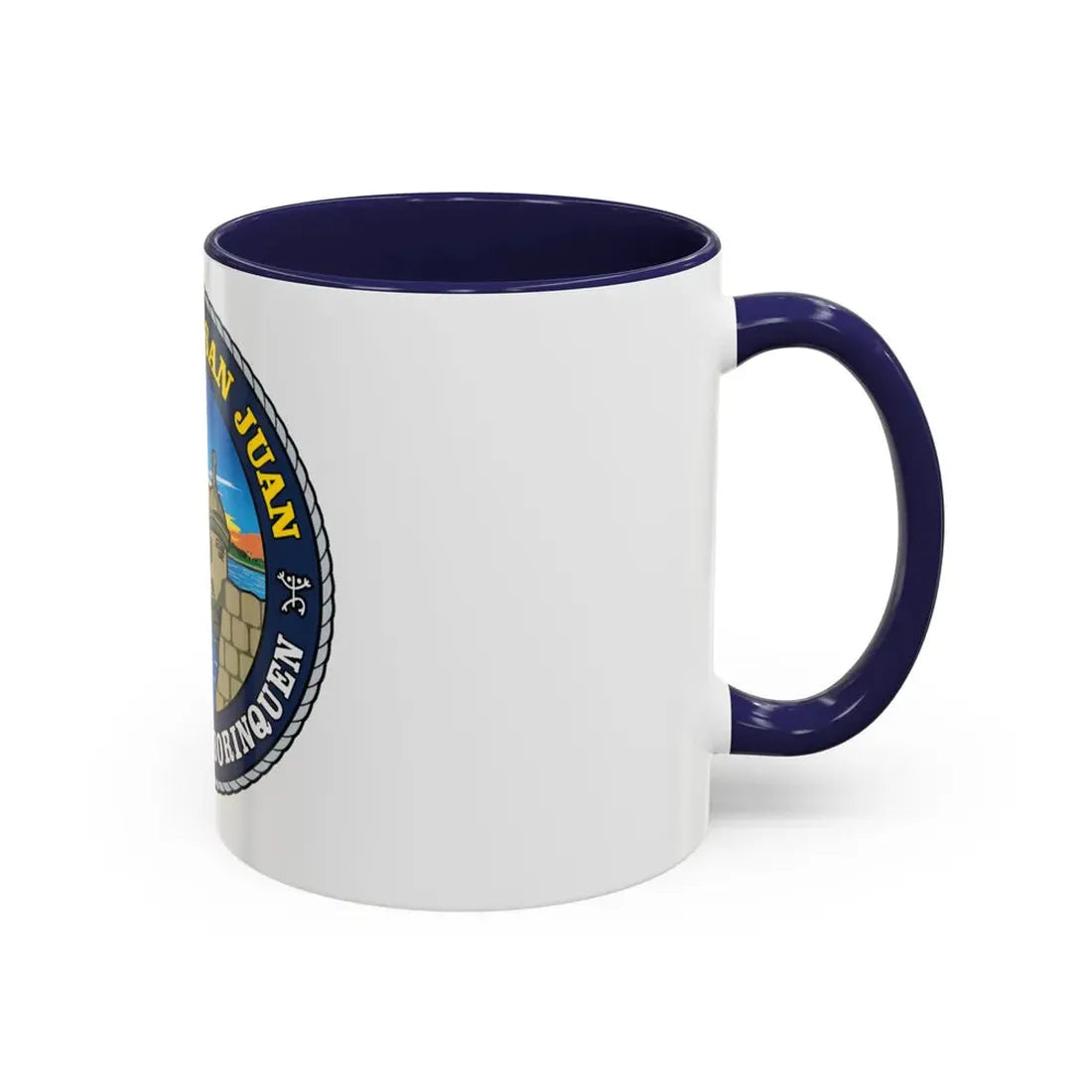 USCG Base San Juan (U.S. Coast Guard) Accent Coffee Mug - Go Mug Yourself