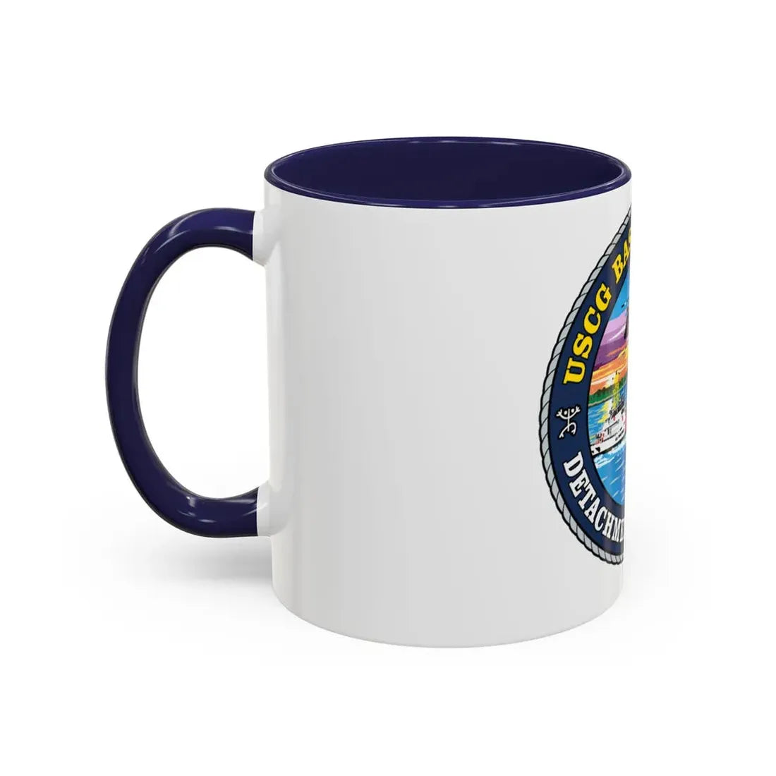 USCG Base San Juan (U.S. Coast Guard) Accent Coffee Mug - Go Mug Yourself