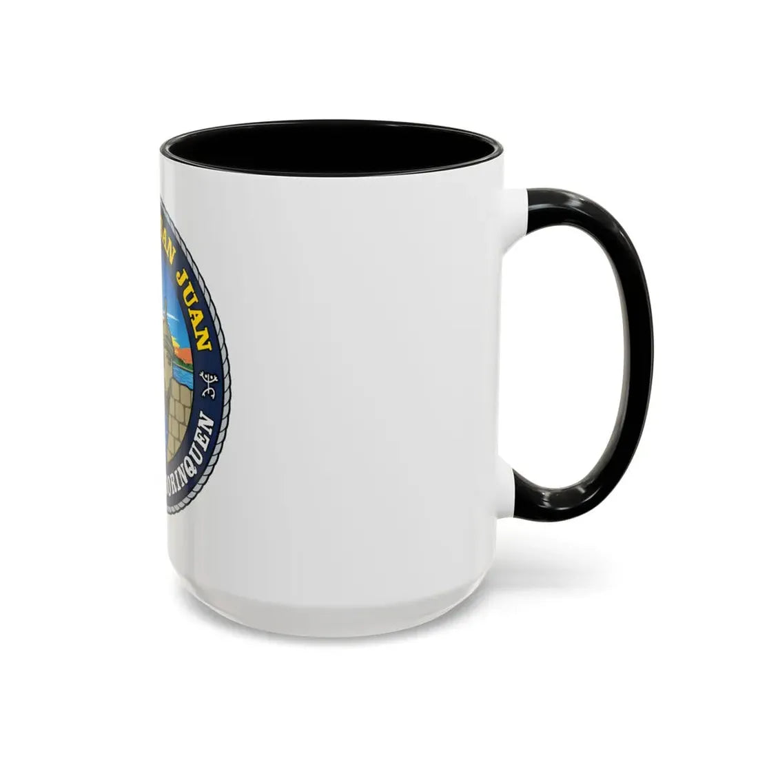 USCG Base San Juan (U.S. Coast Guard) Accent Coffee Mug - Go Mug Yourself