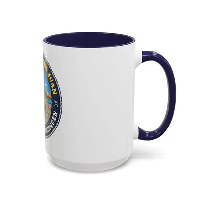 USCG Base San Juan (U.S. Coast Guard) Accent Coffee Mug - Go Mug Yourself