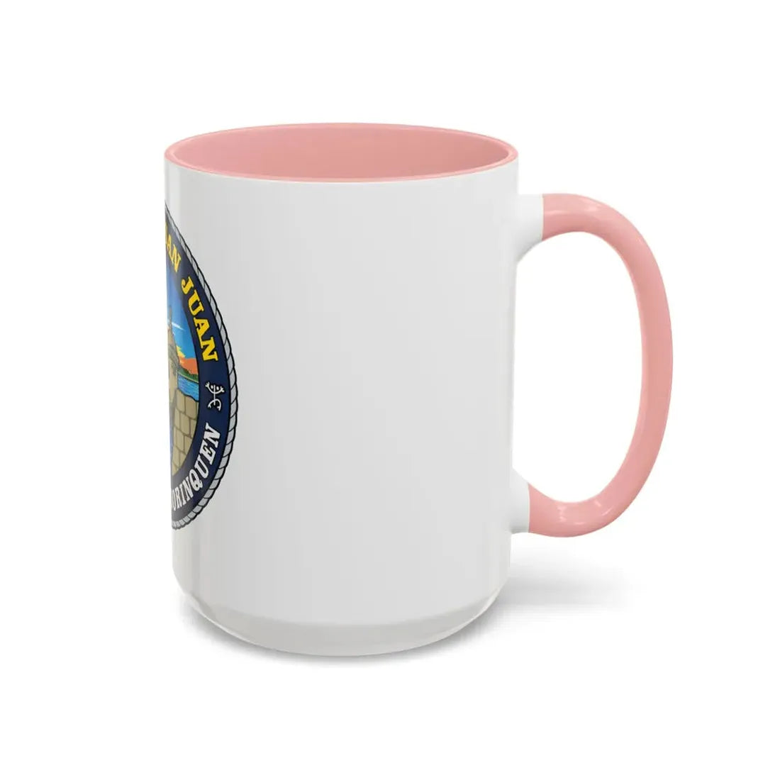 USCG Base San Juan (U.S. Coast Guard) Accent Coffee Mug - Go Mug Yourself