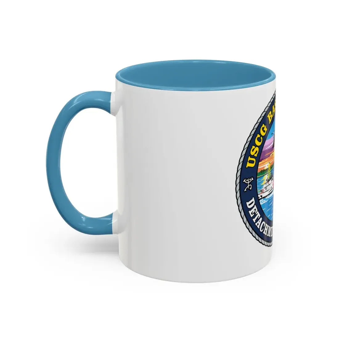 USCG Base San Juan (U.S. Coast Guard) Accent Coffee Mug - Go Mug Yourself