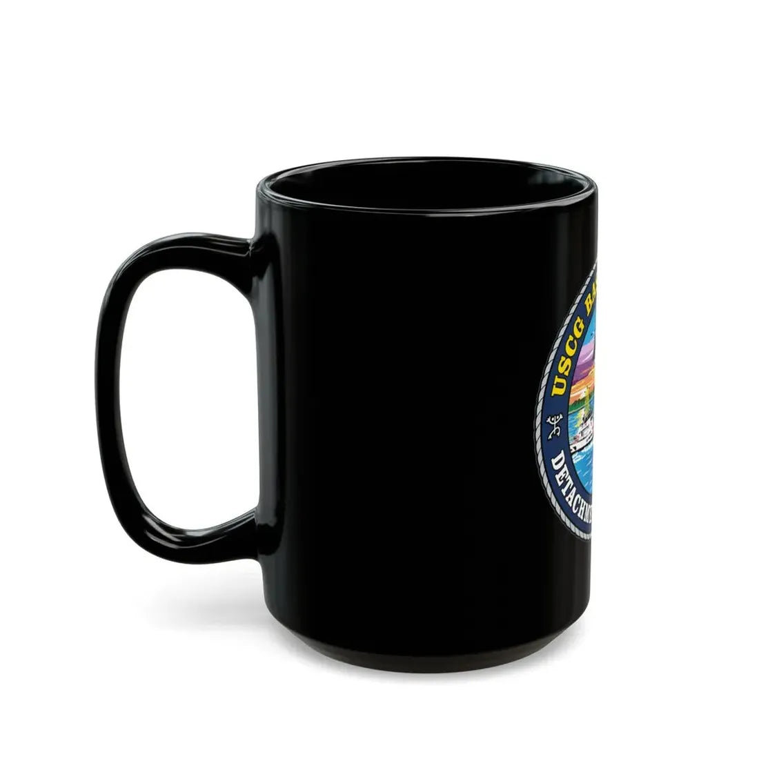 USCG Base San Juan (U.S. Coast Guard) Black Coffee Mug - Go Mug Yourself