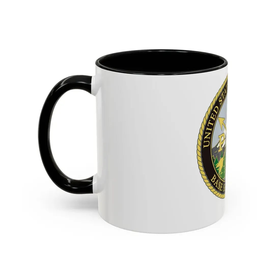 USCG Base Seattle (U.S. Coast Guard) Accent Coffee Mug - Go Mug Yourself
