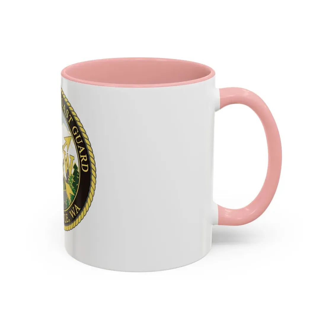 USCG Base Seattle (U.S. Coast Guard) Accent Coffee Mug - Go Mug Yourself