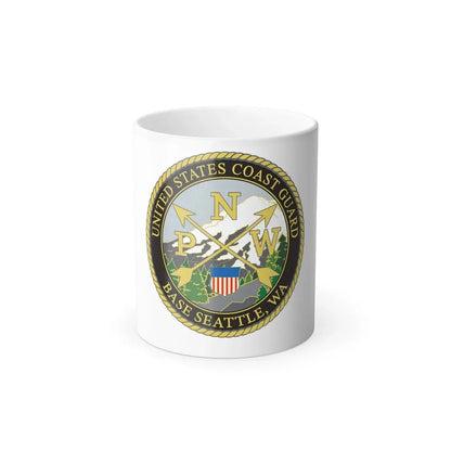 USCG Base Seattle (U.S. Coast Guard) Color Changing Coffee Mug 11oz - Go Mug Yourself
