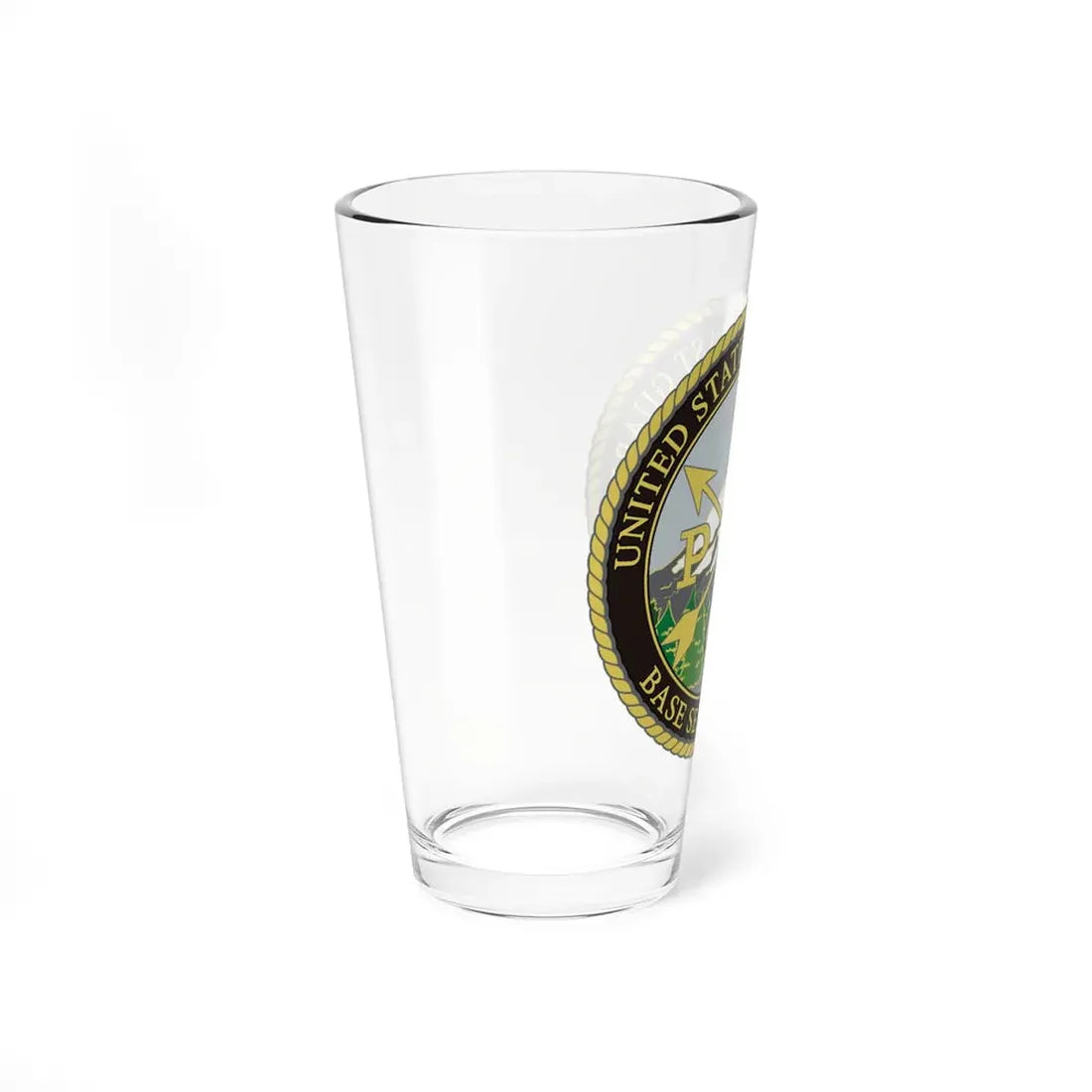 USCG Base Seattle (U.S. Coast Guard) Pint Glass 16oz - Go Mug Yourself