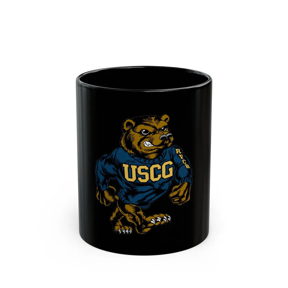 USCG Bear (U.S. Coast Guard) Black Coffee Mug-11oz-Go Mug Yourself