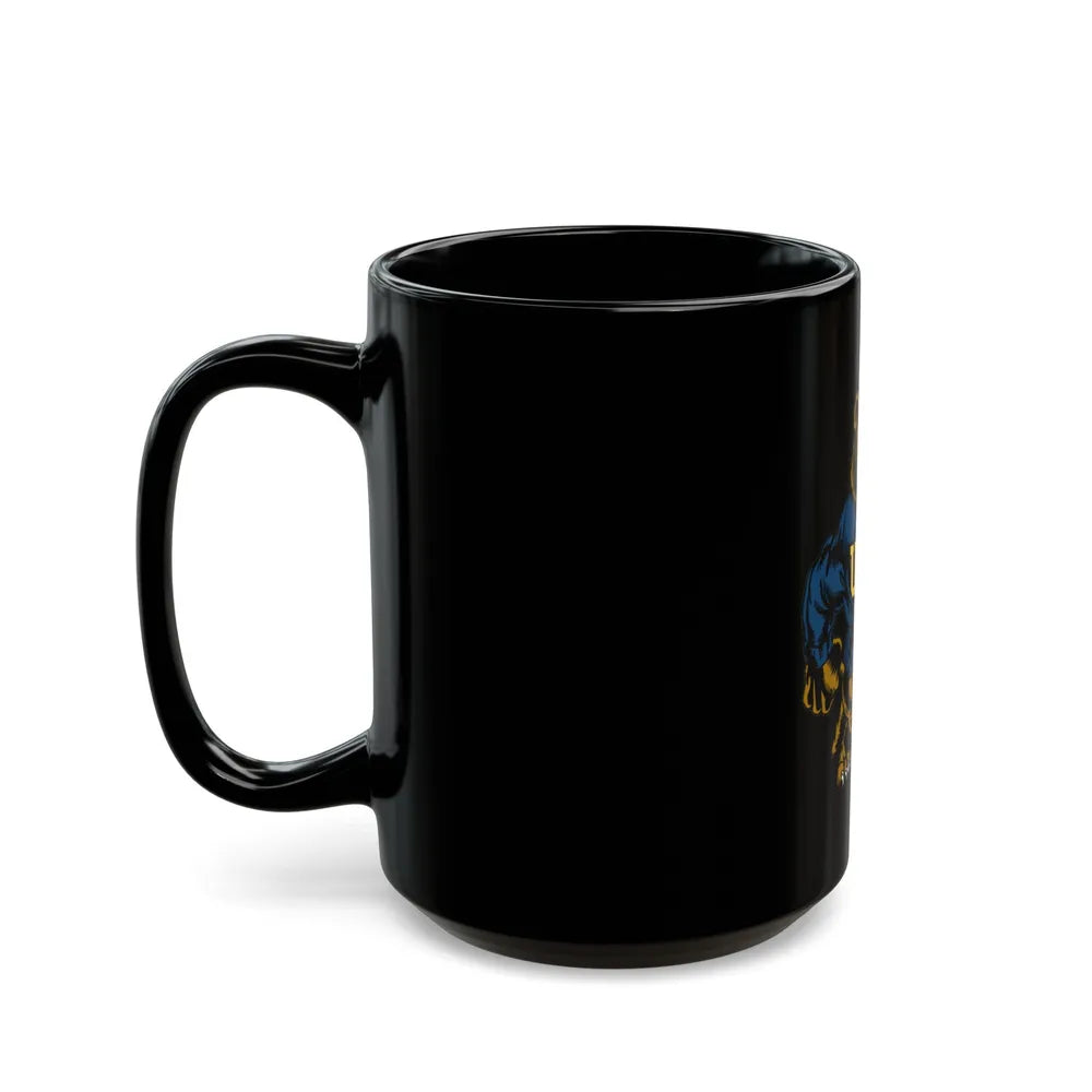 USCG Bear (U.S. Coast Guard) Black Coffee Mug-Go Mug Yourself