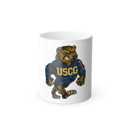 USCG Bear (U.S. Coast Guard) Color Changing Mug 11oz-11oz-Go Mug Yourself