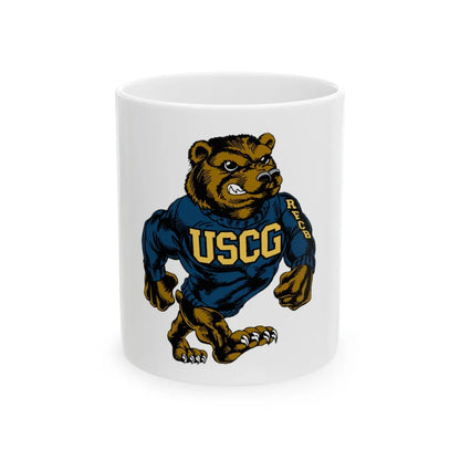 USCG Bear (U.S. Coast Guard) White Coffee Mug-11oz-Go Mug Yourself