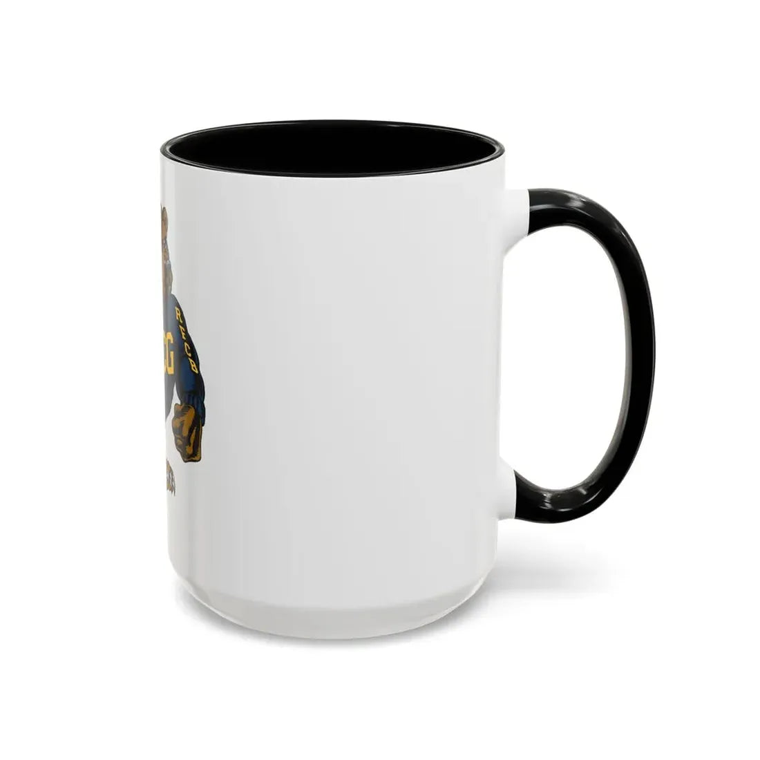 USCG Bear (U.S. Coast Guard) Accent Coffee Mug - Go Mug Yourself