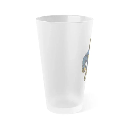 USCG Bear (U.S. Coast Guard) Frosted Pint Glass 16oz - Go Mug Yourself