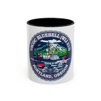 USCG Bluebell WLI 313 Portland Oregon (U.S. Coast Guard) Accent Coffee Mug 11oz Black - Go Mug Yourself