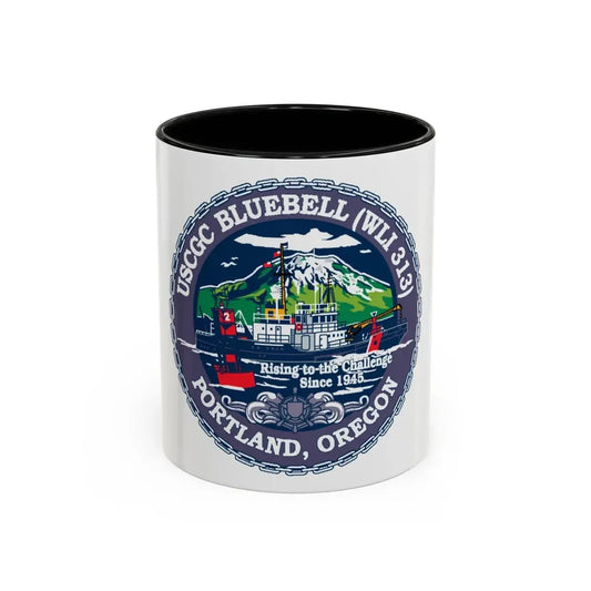 USCG Bluebell WLI 313 Portland Oregon (U.S. Coast Guard) Accent Coffee Mug 11oz Black - Go Mug Yourself