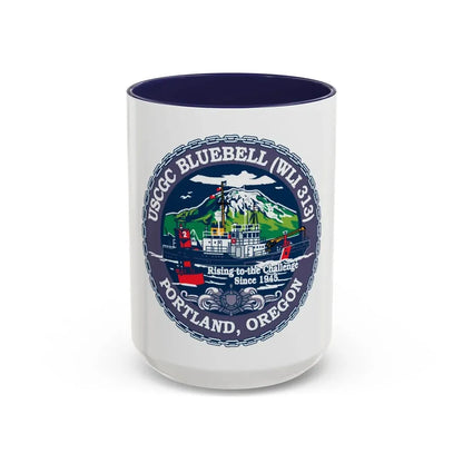 USCG Bluebell WLI 313 Portland Oregon (U.S. Coast Guard) Accent Coffee Mug 15oz Navy - Go Mug Yourself