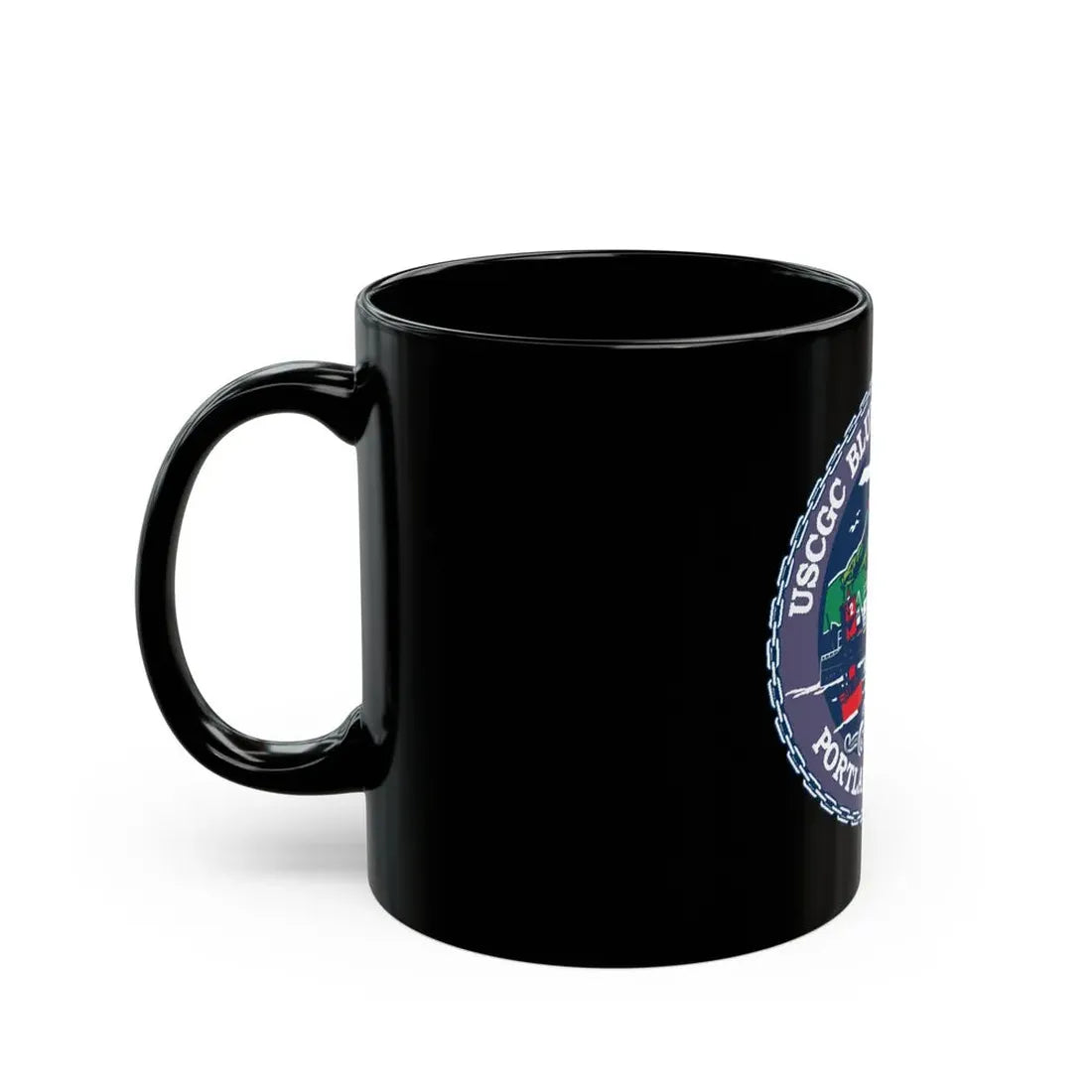 USCG Bluebell WLI 313 Portland Oregon (U.S. Coast Guard) Black Coffee Mug - Go Mug Yourself