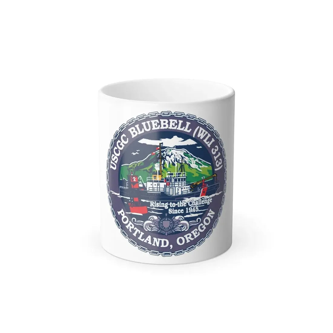 USCG Bluebell WLI 313 Portland Oregon (U.S. Coast Guard) Color Changing Coffee Mug 11oz - Go Mug Yourself