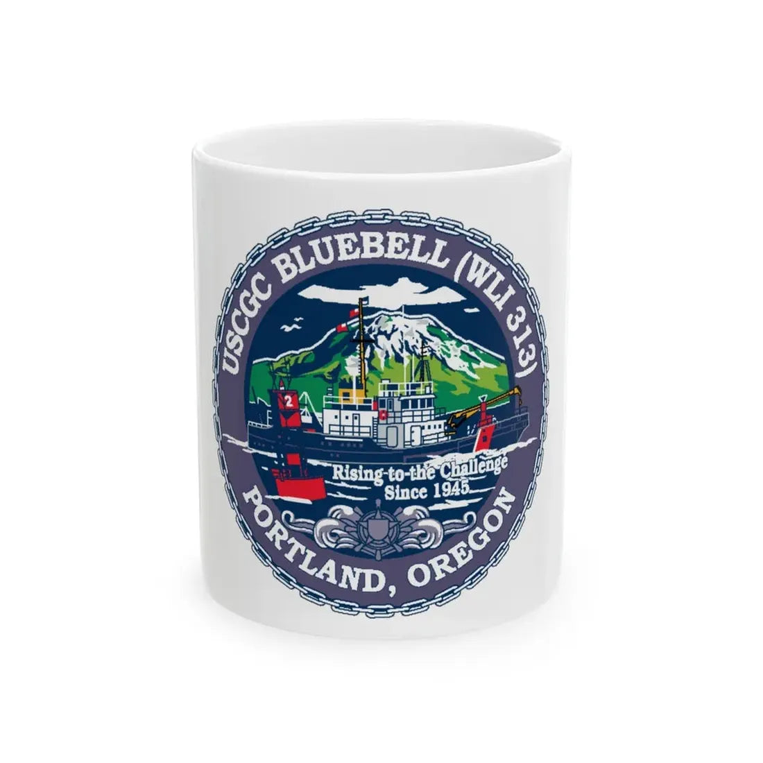 USCG Bluebell WLI 313 Portland Oregon (U.S. Coast Guard) White Coffee Mug 11oz - Go Mug Yourself