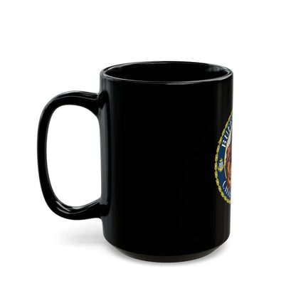 USCG Buffalo Area Cheifs Mess (U.S. Coast Guard) Black Coffee Mug-Go Mug Yourself