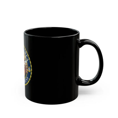 USCG Buffalo Area Cheifs Mess (U.S. Coast Guard) Black Coffee Mug-Go Mug Yourself