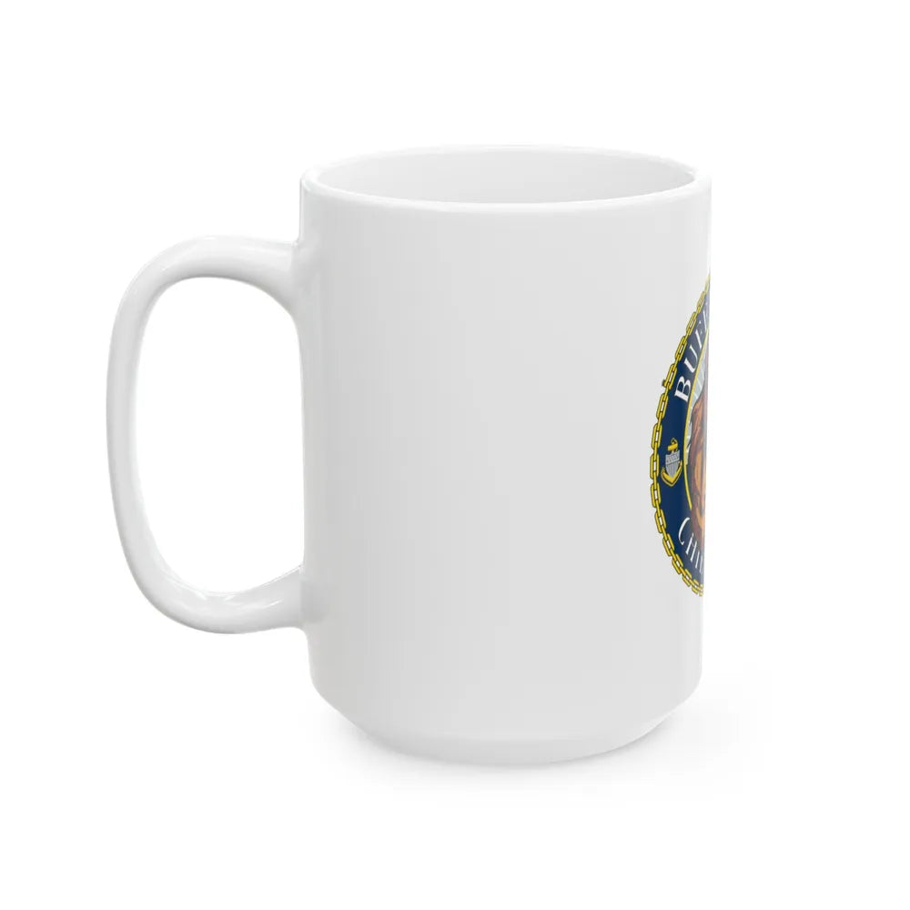 USCG Buffalo Area Cheifs Mess (U.S. Coast Guard) White Coffee Mug-Go Mug Yourself