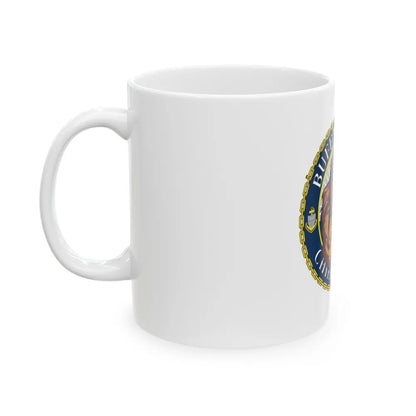 USCG Buffalo Area Cheifs Mess (U.S. Coast Guard) White Coffee Mug-Go Mug Yourself